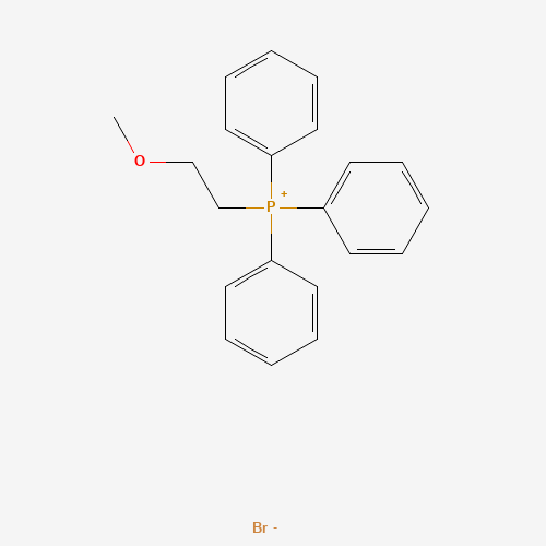 Phosphonium, (2-methoxyethyl)triphenyl-, bromide (CAS: 55894-16-1) - Chemical Structure and Molecular Formula 