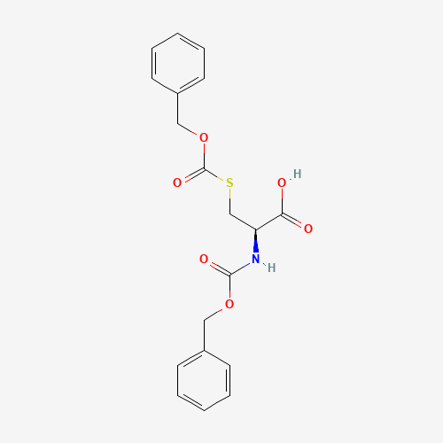 Z-CYS(Z)-OH (CAS: 57912-35-3) - Chemical Structure and Molecular Formula 