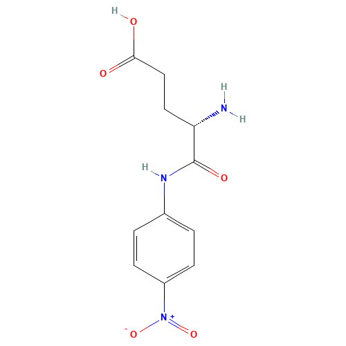 H-GLU-PNA (CAS: 24032-35-7) - Chemical Structure and Molecular Formula 