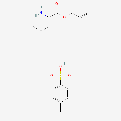 L-LEUCINE ALLYL ESTER P-TOLUENESULFONATE SALT (CAS: 88224-03-7) - Chemical Structure and Molecular Formula 