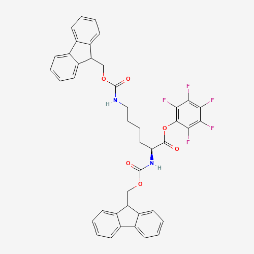 N,N'-Bis[(9H-Fluoren-9-ylmethoxy)carbonyl]-L-lysine pentafluorophenyl ester (CAS: 132990-14-8) - Related Chemical Product