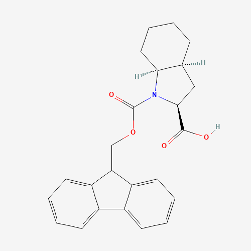 Fmoc-L-octahydroindole-2-carboxylic acid (CAS: 130309-37-4) - Chemical Structure and Molecular Formula 
