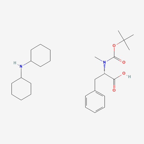 BOC-MEPHE-OH DCHA (CAS: 40163-88-0) - Chemical Structure and Molecular Formula 