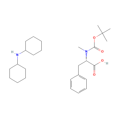 BOC-MEPHE-OH DCHA (CAS: 40163-88-0) - Chemical Structure and Molecular Formula 