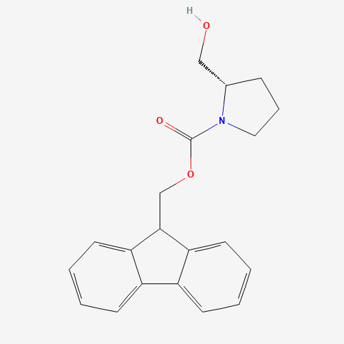 FMOC-PRO-OL (CAS: 148625-77-8) - Chemical Structure and Molecular Formula 