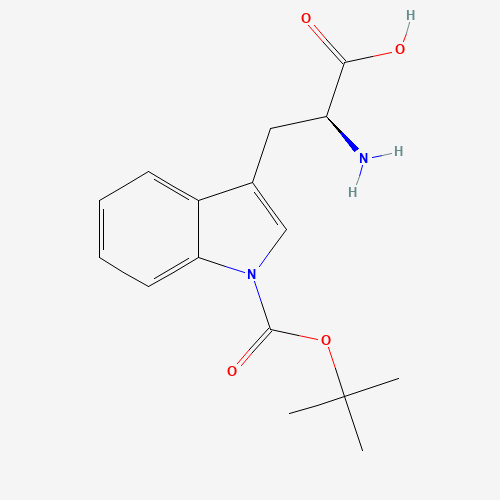 H-TRP(BOC)-OH (CAS: 146645-63-8) - Chemical Structure and Molecular Formula 