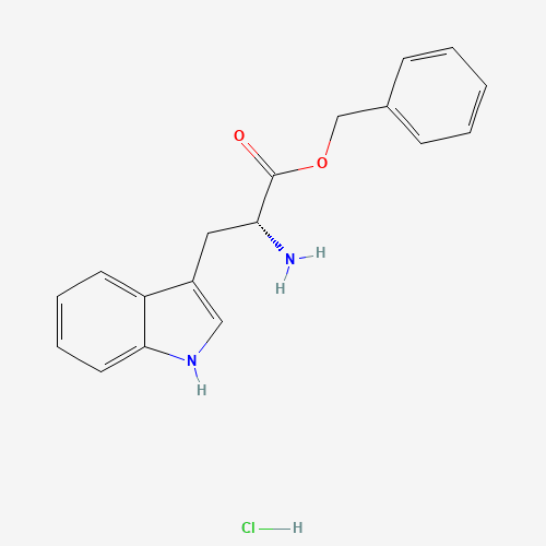 H-D-TRP-OBZL HCL (CAS: 22839-16-3) - Chemical Structure and Molecular Formula 