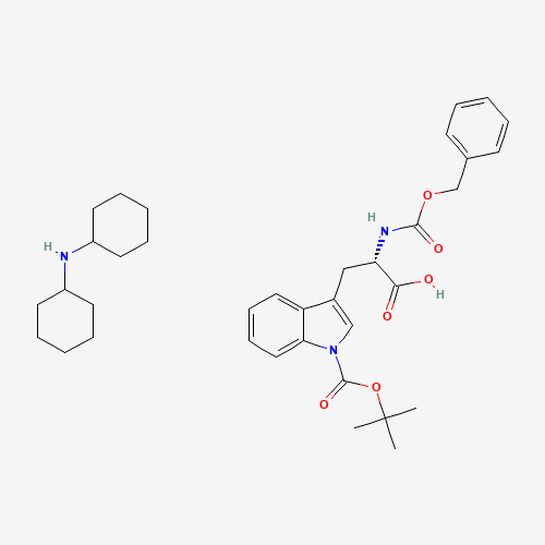 Z-TRP(BOC)-OH DCHA (CAS: 218938-57-9) - Chemical Structure and Molecular Formula 