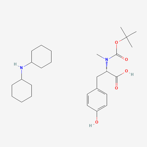 BOC-N-ME-TYR-OH (CAS: 95105-25-2) - Chemical Structure and Molecular Formula 