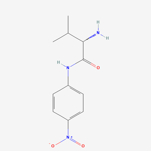 H-VAL-PNA (CAS: 52084-13-6) - Chemical Structure and Molecular Formula 
