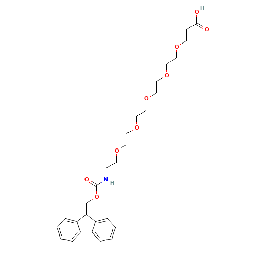 MOC-18-AMINO-4,7,10,13,16-PENTAOXAOCTADECANOIC ACID (CAS: 882847-32-7) - Chemical Structure and Molecular Formula 