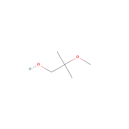 2-Methoxy-2-methyl-1-propanol (CAS: 22665-67-4) - Chemical Structure and Molecular Formula 