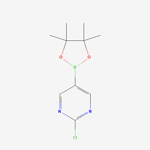 2-CHLOROPYRIMIDINE-5-BORONIC ACID PINACOL ESTER (CAS: 1003845-08-6) - Chemical Structure and Molecular Formula 