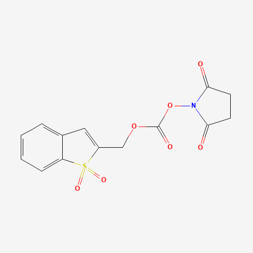 1,1-DIOXOBENZO[B]THIOPHEN-2-YLMETHYL N-SUCCIMIDYL CARBONATE (CAS: 197244-91-0) - Chemical Structure and Molecular Formula 