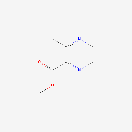 3-METHYLPYRAZINE-2-CARBOXYLIC ACID METHYL ESTER (CAS: 41110-29-6) - Chemical Structure and Molecular Formula 