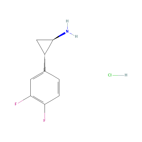 (1R,2S)-2-(3,4-difluorophenyl)cyclopropanamine hydrochloride (CAS: 1156491-10-9) - Related Chemical Product