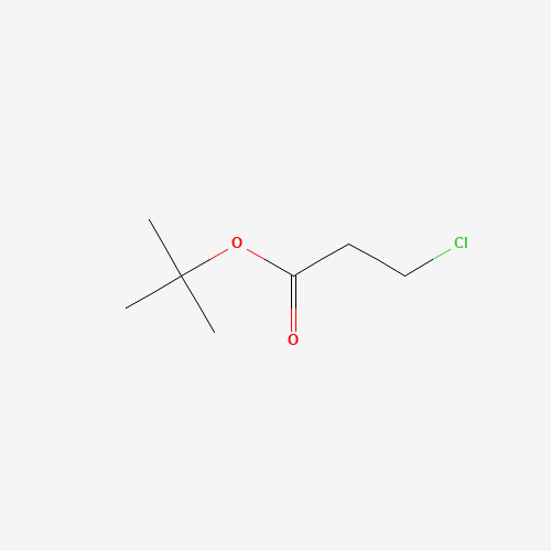T-BUTYL 3-CHLOROPROPANOATE (CAS: 55710-80-0) - Chemical Structure and Molecular Formula 