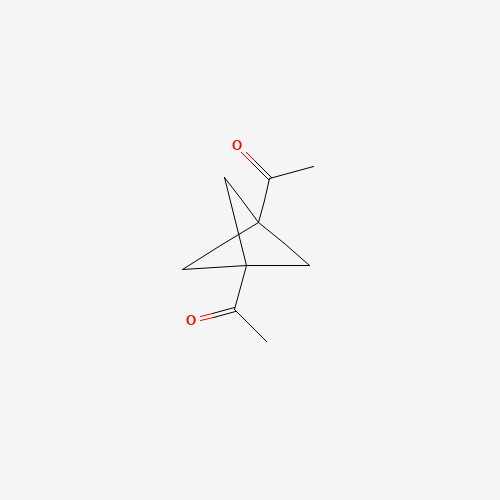 1-(3-acetyl-1-bicyclo[1.1.1]pentanyl)ethanone (CAS: 115913-30-9) - Chemical Structure and Molecular Formula 