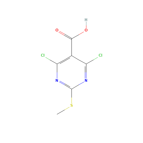 4,6-DICHLORO-2-(METHYLTHIO)PYRIMIDINE-5-CARBOXYLIC ACID (CAS: 313339-35-4) - Related Chemical Product