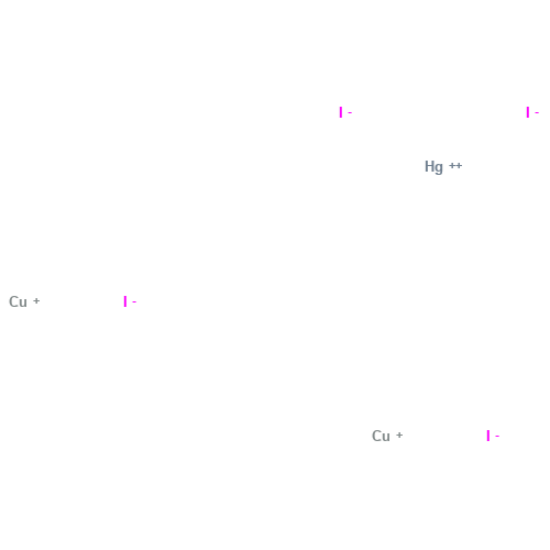 CUPROUS MERCURIC IODIDE (CAS: 13876-85-2) - Chemical Structure and Molecular Formula 