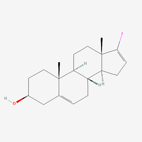17-Iodoandrosta-5,16-dien-3beta-ol (CAS: 32138-69-5) - Chemical Structure and Molecular Formula 