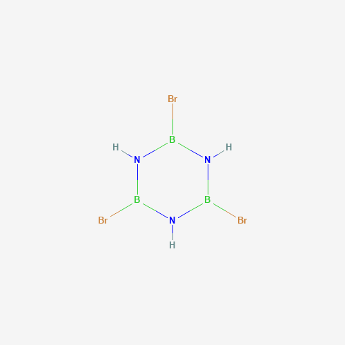 B-TRIBROMOBORAZINE (CAS: 13703-88-3) - Chemical Structure and Molecular Formula 