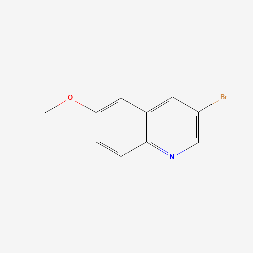 3-BROMO-6-METHOXYQUINOLINE (CAS: 14036-96-5) - Chemical Structure and Molecular Formula 