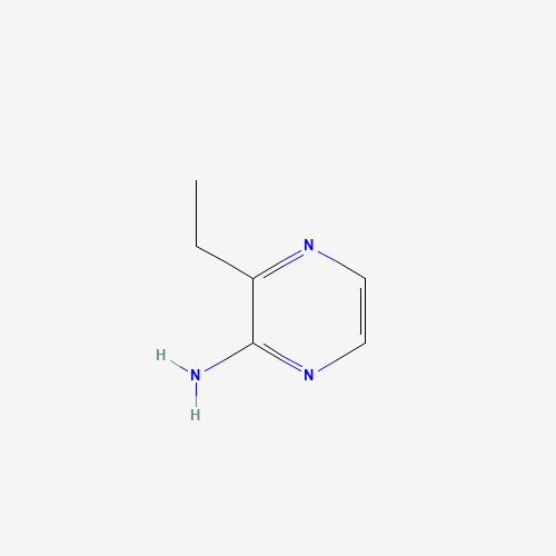3-Ethylpyrazin-2-amine (CAS: 93035-02-0) - Chemical Structure and Molecular Formula 