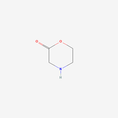 Morpholin-2-one (CAS: 4441-15-0) - Chemical Structure and Molecular Formula 