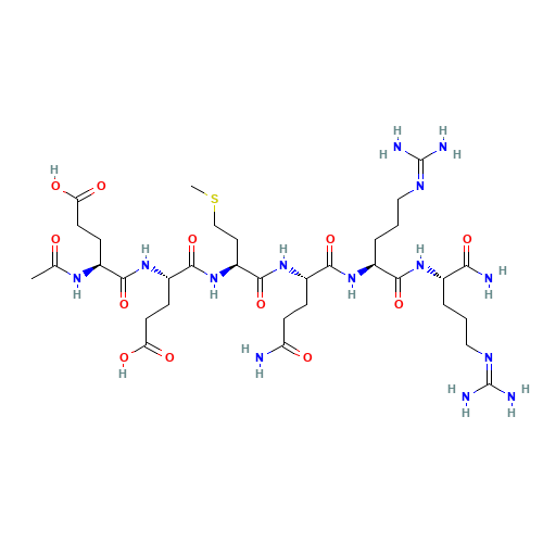 Argireline (CAS: 616204-22-9) - Chemical Structure and Molecular Formula 