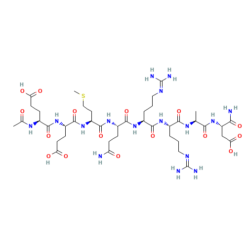N-Acetyl-L-alpha-glutamyl-L-alpha-glutamyl-L-methionyl-L-glutaminyl-L-arginyl-L-arginyl-L-alanyl-L-alpha-asparagine (CAS: 868844-74-0) - Related Chemical Product