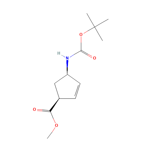 4-[[(1,1-DIMETHYLETHOXY)CARBONYL]AMINO]-2-CYCLOPENTENE-1-CARBOXYLIC ACID METHYL ESTER (CAS: 168683-02-1) - Related Chemical Product