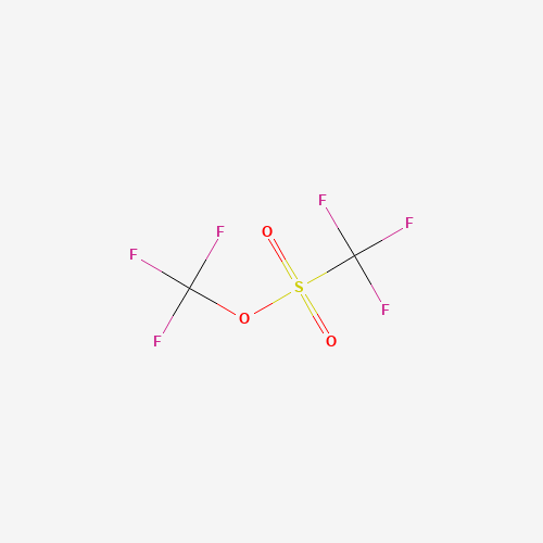 TRIFLUOROMETHANESULFONIC ACID TRIFLUOROMETHYL ESTER (CAS: 3582-05-6) - Chemical Structure and Molecular Formula 