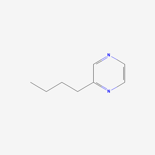 2-BUTYL PYRAZINE (CAS: 29460-91-1) - Chemical Structure and Molecular Formula 