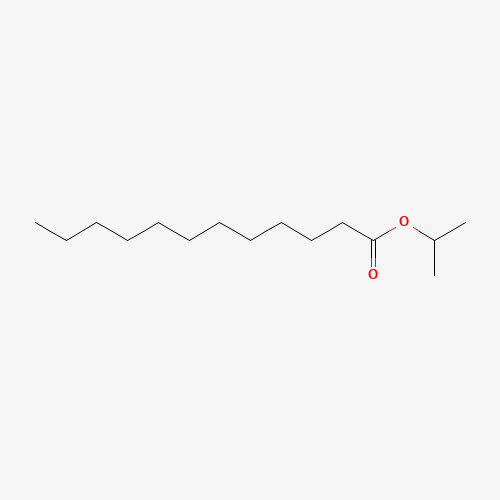ISOPROPYL LAURATE (CAS: 10233-13-3) - Chemical Structure and Molecular Formula 