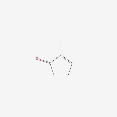 2-METHYL-2-CYCLOPENTEN-1-ONE (CAS: 1120-73-6) - Chemical Structure and Molecular Formula 