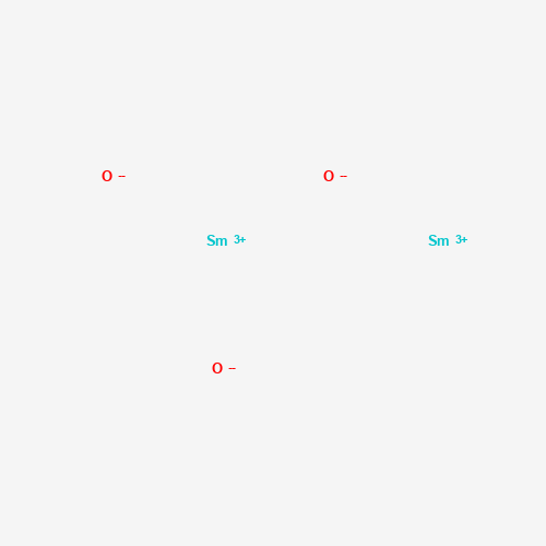 Samarium oxide (CAS: 12060-58-1) - Chemical Structure and Molecular Formula 