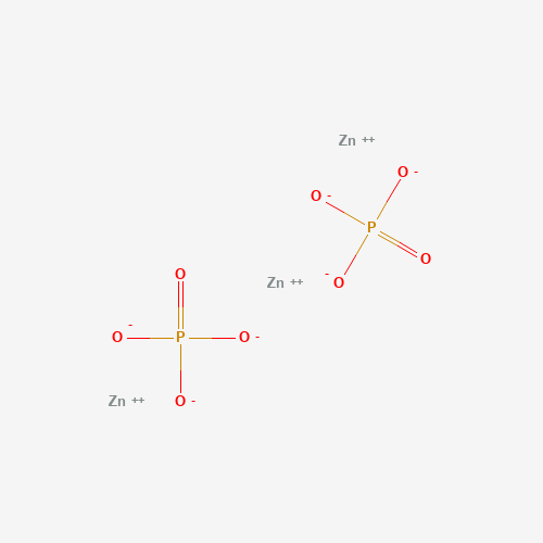 Zinc phosphate (CAS: 7779-90-0) - Chemical Structure and Molecular Formula 