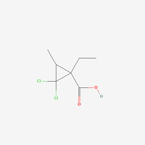 Cyclopropanecarboxylic acid, 2,2-dichloro-1-ethyl-3-methyl- (CAS: 113941-59-6) - Related Chemical Product