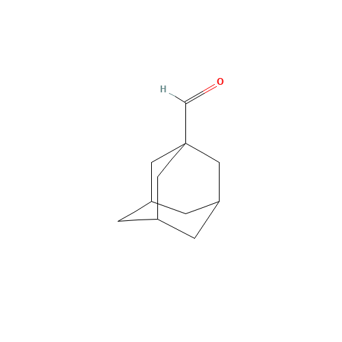 1-ADAMANTANE CARBOXALDEHYDE (CAS: 2094-74-8) - Chemical Structure and Molecular Formula 