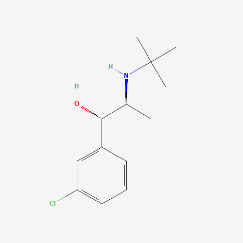 THREO-DIHYDROBUPROPION (CAS: 153365-82-3) - Chemical Structure and Molecular Formula 