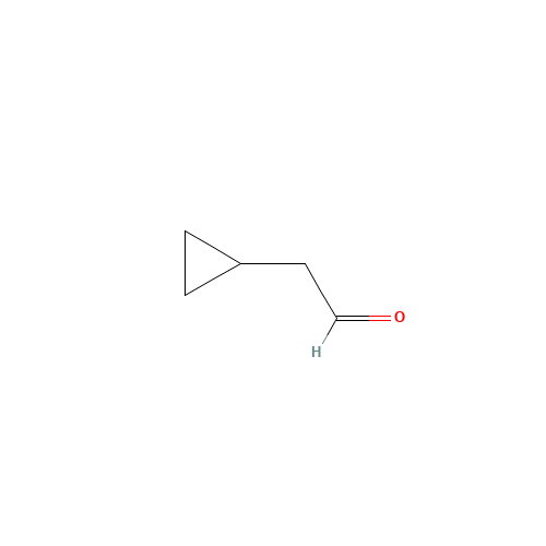 Cyclopropyl acetaldehyde (CAS: 56105-19-2) - Chemical Structure and Molecular Formula 