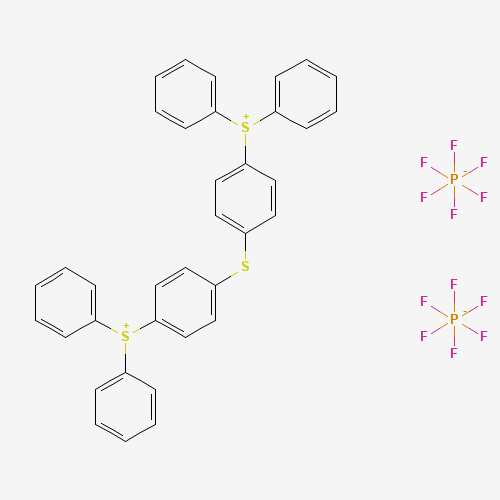 Bis(4-(diphenylsulfonio)phenyl)sulfide bis(hexafluorophosphate) (CAS: 74227-35-3) - Chemical Structure and Molecular Formula 