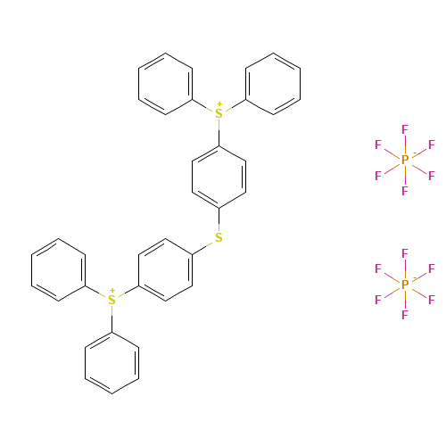 Bis(4-(diphenylsulfonio)phenyl)sulfide bis(hexafluorophosphate) (CAS: 74227-35-3) - Related Chemical Product