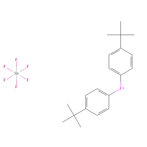 Bis(4-tert-butylphenyl)-iodonium hexafluoroantimonate (CAS: 61358-23-4) - Related Chemical Product