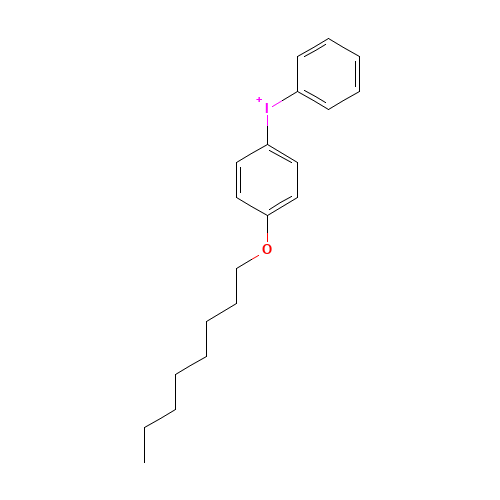 4-OCTYLOXYDIPHENYLIODONIUMHEXAFLUOROANTIMONATE (CAS: 121239-74-5) - Related Chemical Product