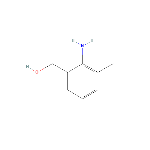 2-AMINO-3-METHYLBENZYL ALCOHOL (CAS: 57772-50-6) - Chemical Structure and Molecular Formula 