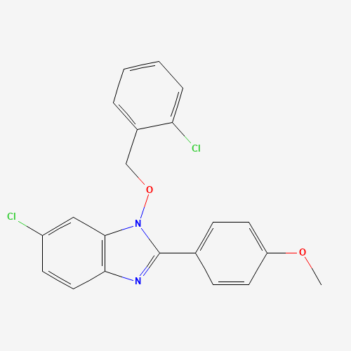 6-Chloro-1-(2-chlorobenzyloxy)-2-(4-Methoxyphenyl)-1H-benzo[d]iMidazole (CAS: 329234-77-7) - Related Chemical Product