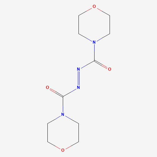 4,4'-Azodicarbonylbis(morpholine) (CAS: 10465-82-4) - Chemical Structure and Molecular Formula 
