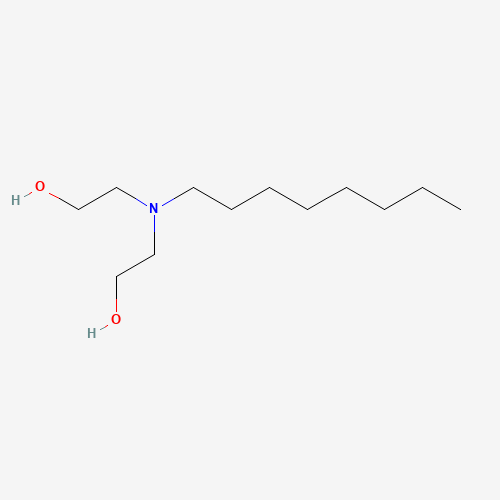 2,2'-(octylimino)bisethanol (CAS: 15520-05-5) - Chemical Structure and Molecular Formula 